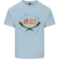 Skal The Vikings Alcohol Beer Nordic Odin Kids T-Shirt Childrens Light Blue