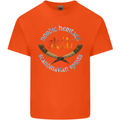 Skal The Vikings Alcohol Beer Nordic Odin Kids T-Shirt Childrens Orange