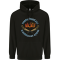 Skal The Vikings Alcohol Beer Nordic Odin Mens 80% Cotton Hoodie Black