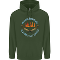 Skal The Vikings Alcohol Beer Nordic Odin Mens 80% Cotton Hoodie Forest Green