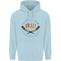 Skal The Vikings Alcohol Beer Nordic Odin Mens 80% Cotton Hoodie Light Blue