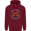 Skal The Vikings Alcohol Beer Nordic Odin Mens 80% Cotton Hoodie Maroon