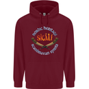 Skal The Vikings Alcohol Beer Nordic Odin Mens 80% Cotton Hoodie Maroon