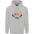 Skal The Vikings Alcohol Beer Nordic Odin Mens 80% Cotton Hoodie Sports Grey