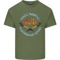 Skal The Vikings Alcohol Beer Nordic Odin Mens Cotton T-Shirt Tee Top Military Green