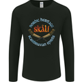 Skal The Vikings Alcohol Beer Nordic Odin Mens Long Sleeve T-Shirt Black