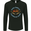 Skal The Vikings Alcohol Beer Nordic Odin Mens Long Sleeve T-Shirt Black
