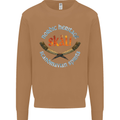 Skal The Vikings Alcohol Beer Nordic Odin Mens Sweatshirt Jumper Caramel Latte