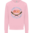 Skal The Vikings Alcohol Beer Nordic Odin Mens Sweatshirt Jumper Light Pink