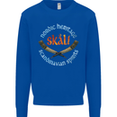 Skal The Vikings Alcohol Beer Nordic Odin Mens Sweatshirt Jumper Royal Blue