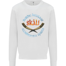 Skal The Vikings Alcohol Beer Nordic Odin Mens Sweatshirt Jumper White