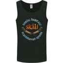Skal The Vikings Alcohol Beer Nordic Odin Mens Vest Tank Top Black