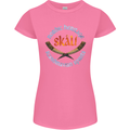 Skal The Vikings Alcohol Beer Nordic Odin Womens Petite Cut T-Shirt Azalea