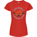 Skal The Vikings Alcohol Beer Nordic Odin Womens Petite Cut T-Shirt Red