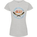 Skal The Vikings Alcohol Beer Nordic Odin Womens Petite Cut T-Shirt Sports Grey