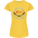 Skal The Vikings Alcohol Beer Nordic Odin Womens Petite Cut T-Shirt Yellow