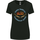 Skal The Vikings Alcohol Beer Nordic Odin Womens Wider Cut T-Shirt Black