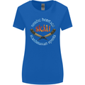 Skal The Vikings Alcohol Beer Nordic Odin Womens Wider Cut T-Shirt Royal Blue