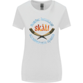 Skal The Vikings Alcohol Beer Nordic Odin Womens Wider Cut T-Shirt White