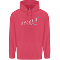 Skateboard Evloution Skateboarding Childrens Kids Hoodie Heliconia