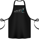 Skateboard Evloution Skateboarding Cotton Apron 100% Organic Black
