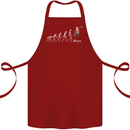 Skateboard Evloution Skateboarding Cotton Apron 100% Organic Maroon