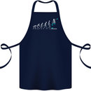 Skateboard Evloution Skateboarding Cotton Apron 100% Organic Navy Blue