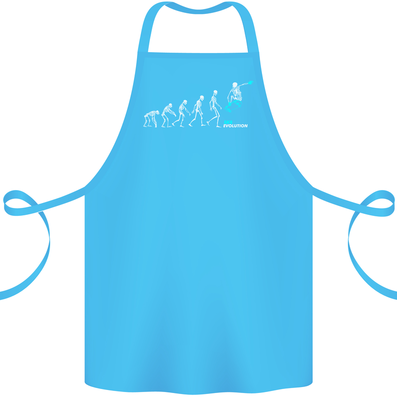 Skateboard Evloution Skateboarding Cotton Apron 100% Organic Turquoise