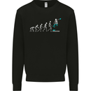 Skateboard Evloution Skateboarding Kids Sweatshirt Jumper Black