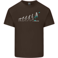 Skateboard Evloution Skateboarding Kids T-Shirt Childrens Chocolate