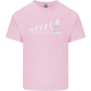 Skateboard Evloution Skateboarding Kids T-Shirt Childrens Light Pink