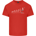 Skateboard Evloution Skateboarding Kids T-Shirt Childrens Red