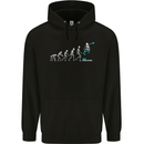 Skateboard Evloution Skateboarding Mens 80% Cotton Hoodie Black