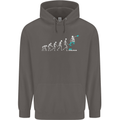 Skateboard Evloution Skateboarding Mens 80% Cotton Hoodie Charcoal