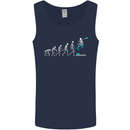 Skateboard Evloution Skateboarding Mens Vest Tank Top Navy Blue