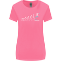 Skateboard Evloution Skateboarding Womens Wider Cut T-Shirt Azalea