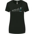 Skateboard Evloution Skateboarding Womens Wider Cut T-Shirt Black
