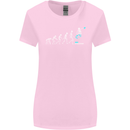 Skateboard Evloution Skateboarding Womens Wider Cut T-Shirt Light Pink