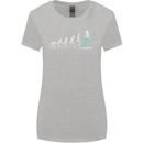 Skateboard Evloution Skateboarding Womens Wider Cut T-Shirt Sports Grey