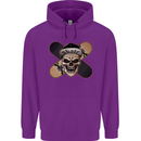 Skateboard Skull Skateboarding Childrens Kids Hoodie Purple