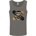 Skateboard Skull Skateboarding Mens Vest Tank Top Charcoal