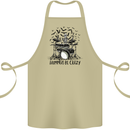 Skeleton Drummer Be Crazy Drumming Drum Cotton Apron 100% Organic Khaki