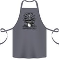 Skeleton Drummer Be Crazy Drumming Drum Cotton Apron 100% Organic Steel