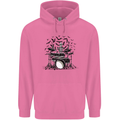 Skeleton Drummer Drumming Drum Skull Funny Mens 80% Cotton Hoodie Azelea