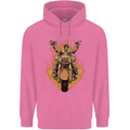Skeleton Motorcycle Rider Mens 80% Cotton Hoodie Azelea