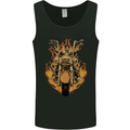 Skeleton Motorcycle Rider Mens Vest Tank Top Black