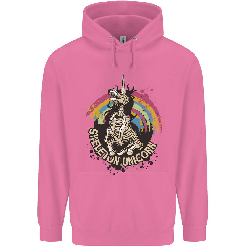 Skeleton Unicorn Skull Heavy Metal Rock Mens 80% Cotton Hoodie Azelea