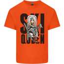 Ski Queen Funny Skiing Kids T-Shirt Childrens Orange