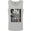 Ski Queen Funny Skiing Mens Vest Tank Top Sports Grey