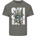 Ski Queen Funny Skiing Winter Sports Kids T-Shirt Childrens Charcoal